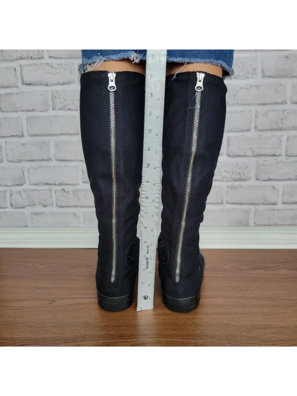 ❤️Converse Chuck Taylor XXHi Sz 11 Women's Knee-high Boots Sneaker Black A12325C